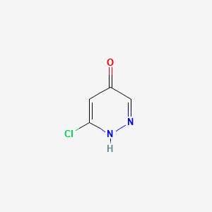 6-chloropyridazin-4-ol structure, CAS 1415928-75-4