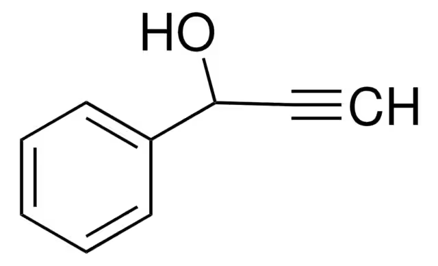 1-Phenyl-1-[4-(1-piperidinyl)phenyl]-2-propyn-1-ol structure, CAS 214746-69-7