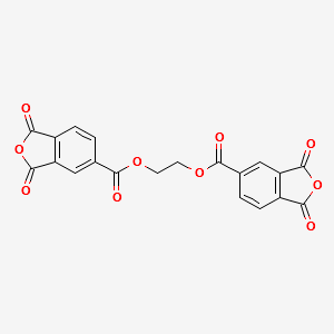 ETHYLENE GLYCOL BIS(4-TRIMELLITATE ANHYDRIDE) structure, CAS 1732-96-3
