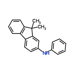 9,9-diMethyl-N-phenyl-9H-fluoren-2-aMine structure, CAS 355832-04-1