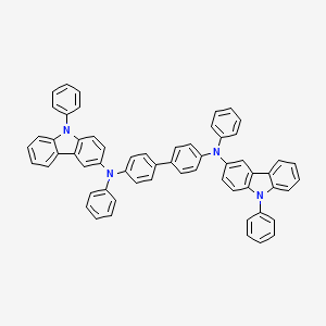 N4,N4'-dipheny-N4,N4'-bis(9-phenyl-9H-carbazol-3-yl)biphenyl-4,4'-diaMine structure, CAS 887402-92-8