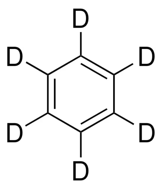 BENZENE-D6 structure, CAS 1076-43-3