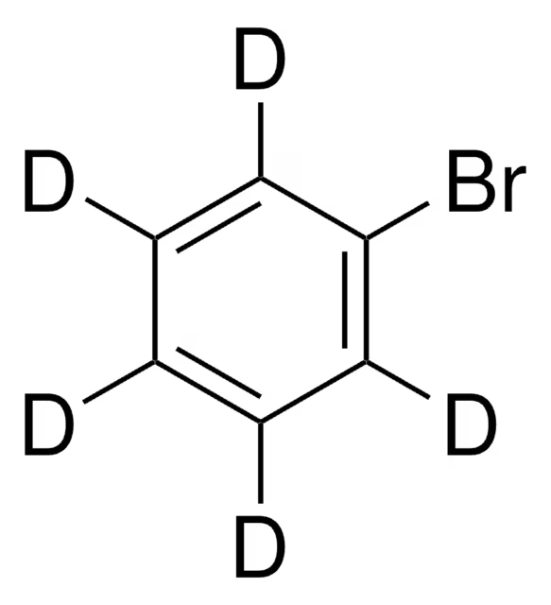 BROMOBENZENE-D5 structure, CAS 4165-57-5