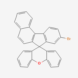 9-bromospiro[benzo[c]fluorene-7,9'-xanthene] structure, CAS 2192306-77-5