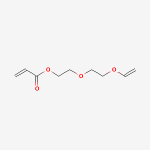 2-Propenoic acid, 2-[2-(ethenyloxy)ethoxy]ethyl ester structure, CAS 86273-46-3