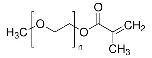POLY(ETHYLENE GLYCOL) METHYL ETHER METHACRYLATE structure, CAS 26915-72-0