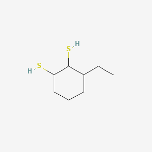 ethylcyclohexanedithiol structure, CAS 28679-10-9