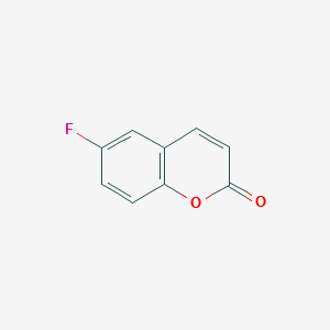 6-fluoro-2H-chromen-2-one structure, CAS 75487-82-0