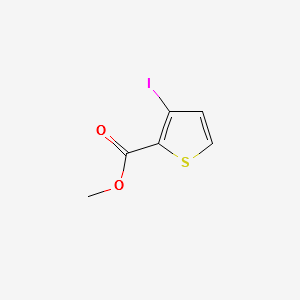 3-Iodo-thiophene-2-carboxylic acid Methyl ester structure, CAS 62353-77-9