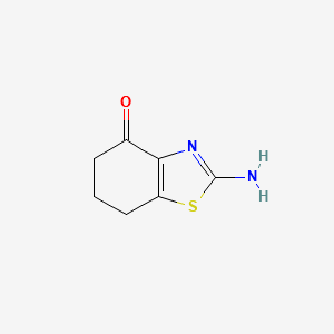 2-aMino-6,7-dihydro-5H-benzothiazol-4-one structure, CAS 36234-66-9
