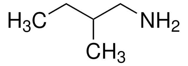 2-METHYLBUTYLAMINE structure, CAS 96-15-1