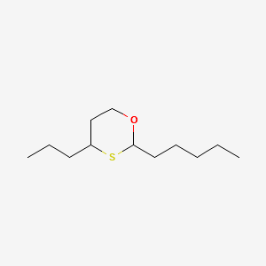 (+/-)-CIS- AND TRANS-2-PENTYL-4-PROPYL-1,3-OXATHIANE structure, CAS 59323-81-8