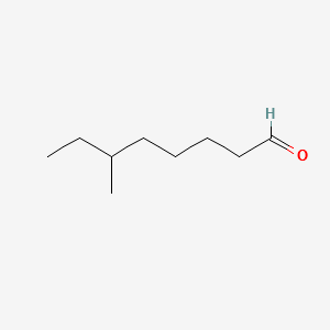 Octanal, 6-methyl- structure, CAS 30689-75-9