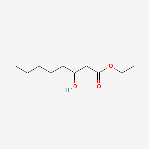 ethyl 3-hydroxyoctanoate structure, CAS 7367-90-0