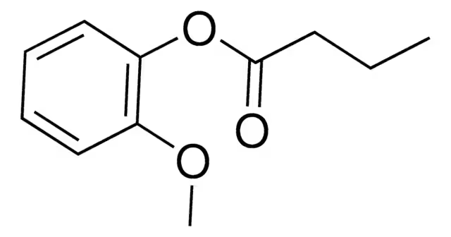 2-methoxyphenyl butyrate structure, CAS 4112-92-9