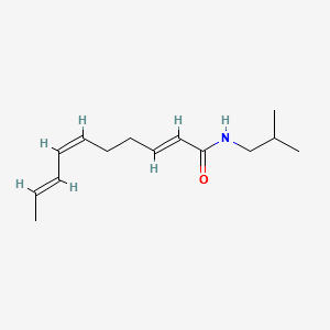N-ISOBUTYL-2,6,8-DECATRIENAMIDE structure, CAS 25394-57-4