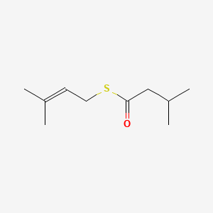 PRENYL THIOISOVALERATE structure, CAS 75631-91-3