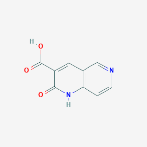 2-oxo-1H,2H,3H-pyrrolo[2,3-b]pyridine-6-carboxylic acid structure, CAS 219849-79-3