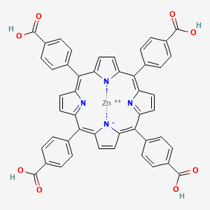 zinc(II) tetrakis(4-carboxyphenyl)porphine structure, CAS 27647-84-3