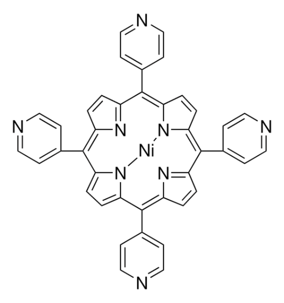 Ni(II) meso-Tetra (4-pyridyl) porphine structure, CAS 14514-68-2
