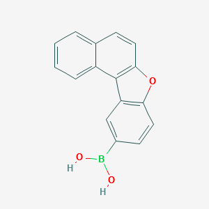 Benzo[d]naphtho[2,1-b]furan-10-ylboronic acid structure, CAS 1256544-74-7
