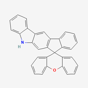 Spiro[indeno[2,1-b]carbazole-7(5H),9'-[9H]xanthene] structure, CAS 1849673-24-0