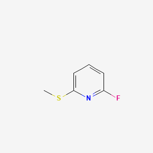 Pyridine, 2-fluoro-6-(methylthio)- (9CI) structure, CAS 198896-18-3