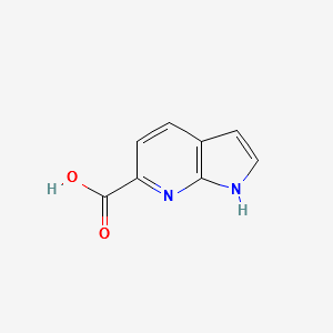1H-PYRROLO[2,3-B]PYRIDINE-6-CARBOXYLIC ACID structure, CAS 898746-35-5