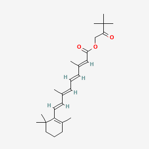 Hydroxypinacolone Retinoate structure, CAS 893412-73-2