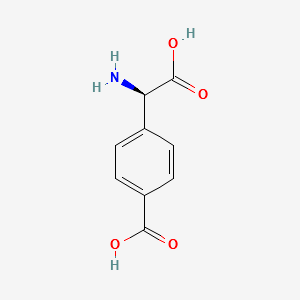 (R)-4-CARBOXYPHENYLGLYCINE structure, CAS 134052-68-9
