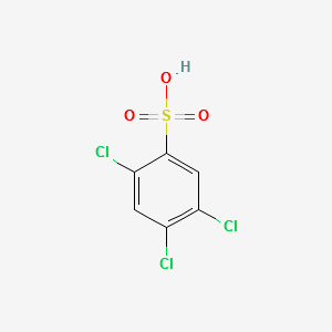 Sodium 2,4,5-trichlorobenzenesulphonate structure, CAS 6378-25-2