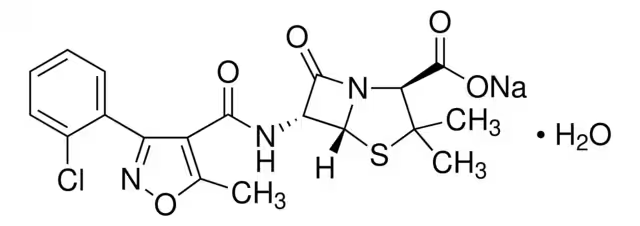 CLOXACILLIN structure, CAS 61-72-3