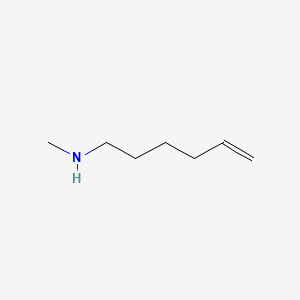 N-Methyl-1-amino-hex-5-ene structure, CAS 55863-02-0