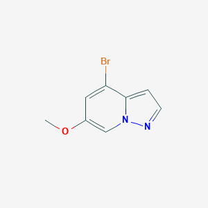 4-BroMo-6-Methoxypyrazolo[1,5-a]pyridine structure, CAS 1207839-86-8