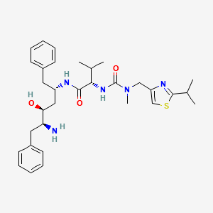 DESTHIAZOLYLMETHYLOXYCARBONYL RITONAVIR structure, CAS 176655-55-3