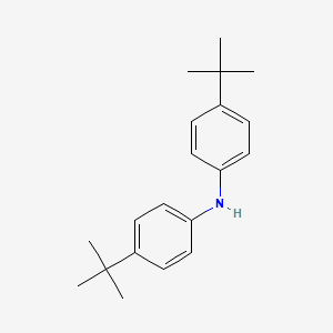 4,4'-DI-TERT-BUTYLDIPHENYLAMINE structure, CAS 4627-22-9