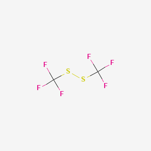 BIS(TRIFLUOROMETHYL)DISULFIDE structure, CAS 372-64-5