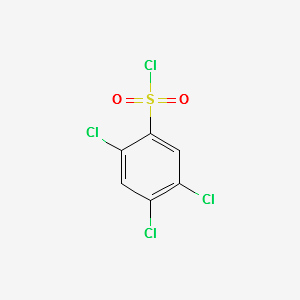 2,4,5-TRICHLOROBENZENESULFONYL CHLORIDE structure, CAS 15945-07-0