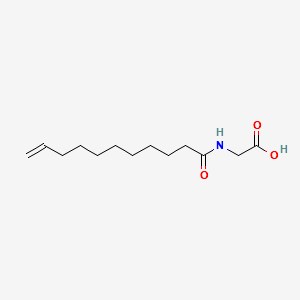 UNDECYLENOYL GLYCINE structure, CAS 54301-26-7