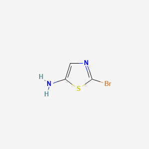 2-Bromothiazol-5-amine structure, CAS 1375068-76-0