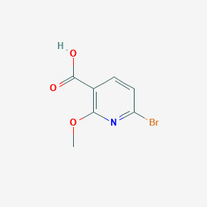 6-BROMO-2-METHOXYNICOTINIC ACID structure, CAS 1060806-62-3