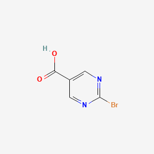 2-BROMOPYRIMIDINE-5-CARBOXYLIC ACID structure, CAS 1224885-47-5