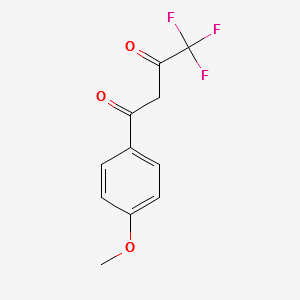 4,4,4-TRIFLUORO-1-(4-METHOXYPHENYL)-1,3-BUTANEDIONE structure, CAS 15191-68-1