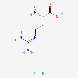 L-A-AMINO-G-GUANIDINOBUTYRIC ACID HYDROCHLORIDE structure, CAS 1483-00-7
