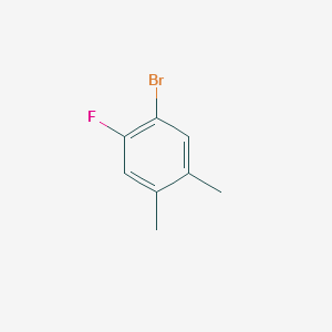 1-Bromo-2-fluoro-4,5-dimethylbenzene structure, CAS 5100-97-0