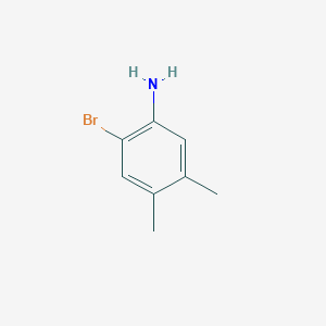 2-broMo-4,5-diMethylbenzenaMine structure, CAS 22364-29-0