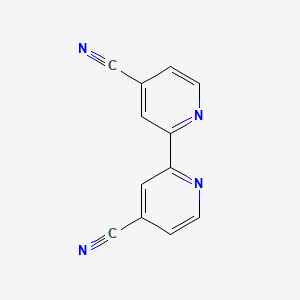 4,4'-DICYANO-2,2'-BIPYRIDINE structure, CAS 67491-43-4
