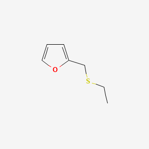 FURFURYL ETHYL SULFIDE structure, CAS 2024-70-6