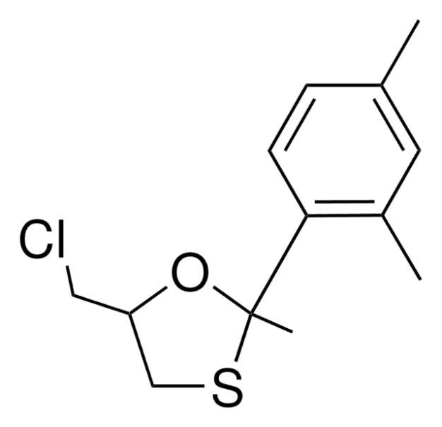 2-Methyl-1,3-oxathiolane-2-ethanethiol structure, CAS 95792-16-8