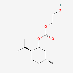 1-MENTHOL-ETHYLENEGLYCOLCARBONATE structure, CAS 156324-78-6